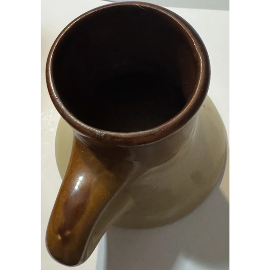 Vintage Mid Century Studio Pottery Mug – Two Tone Handmade Ceramic Cup